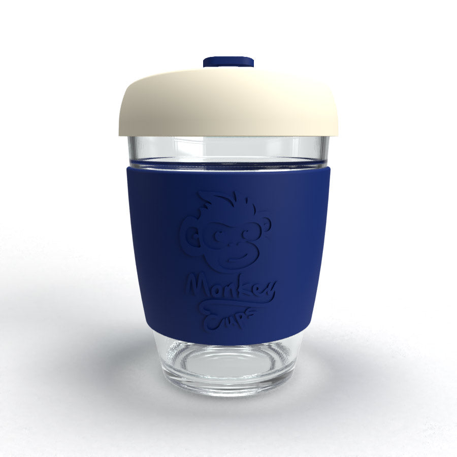 Monkey Cups Irish Designed Reusable Glass Coffee Cups monkeycups.ie